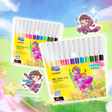 Bút dạ 12 màu Thiên Long FP-01/AK